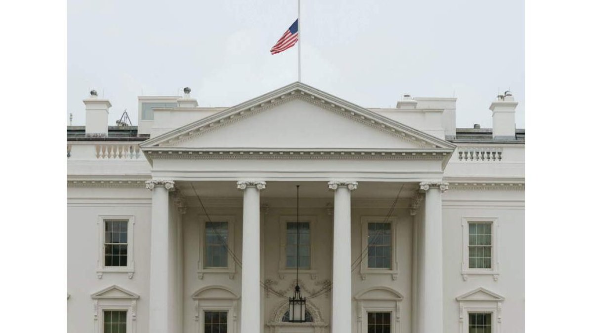 Imagen de archivo del exterior de la Casa Blanca, residencia del presidente de Estados Unidos.