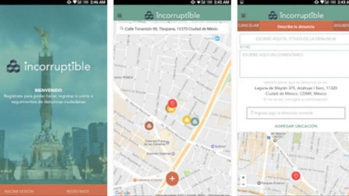 La app Incorruptible.