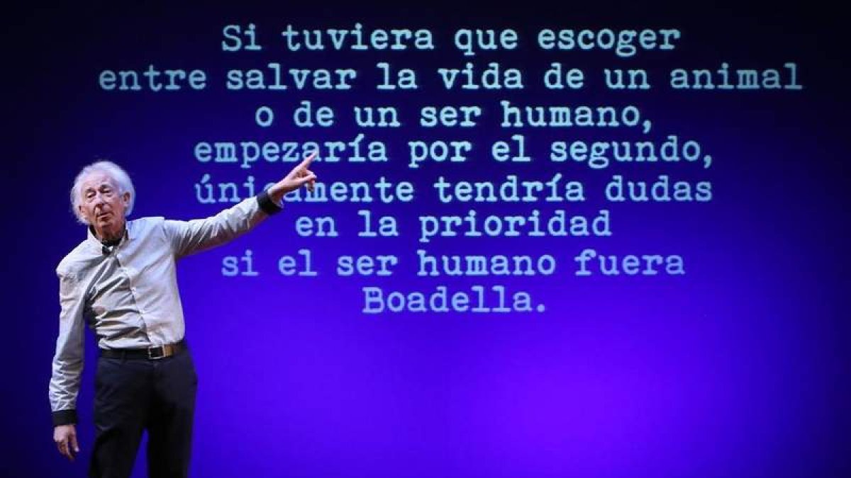 El genial Boadella, en una de sus interpretaciones de su último trabajo como comediante. DL