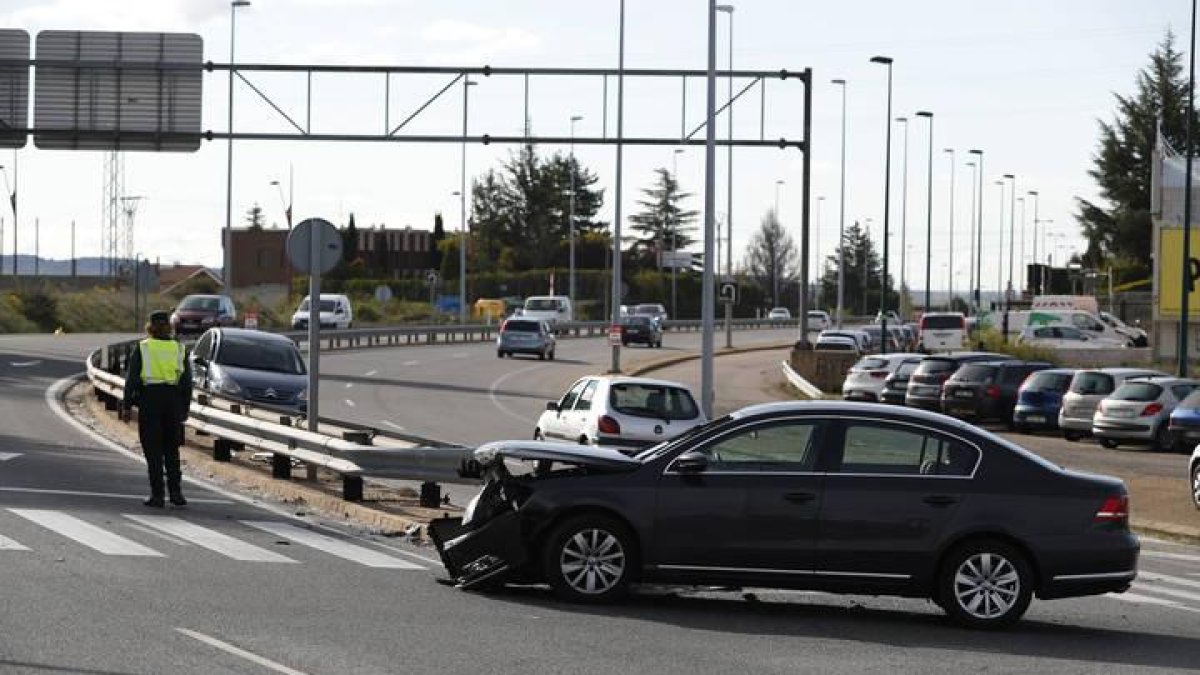 Estado en el que quedó el vehículo tras el accidente