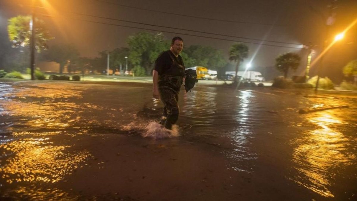 Consecuencias del huracán Nate, a su paso por Oklahoma.