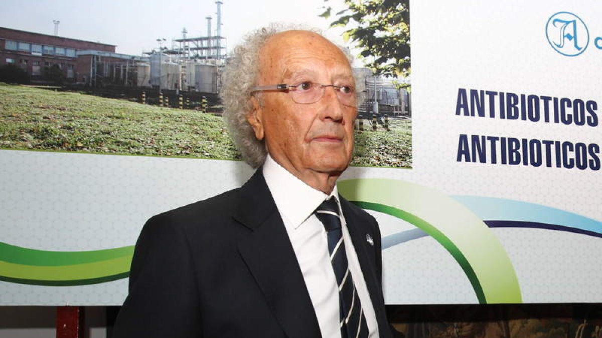 Pucci, en un acto de la empresa en León, en 2011. RAMIRO