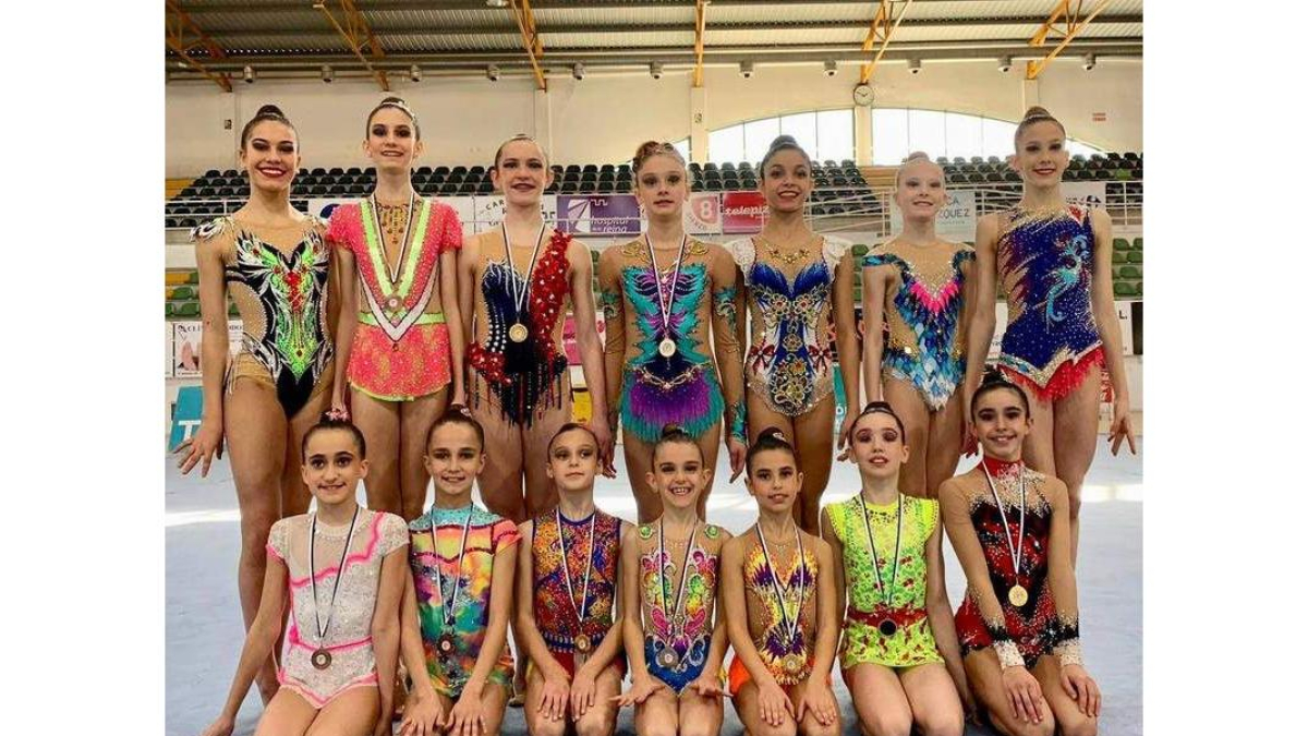 El Ritmo cosechó un buen número de medallas en el Provincial. DL