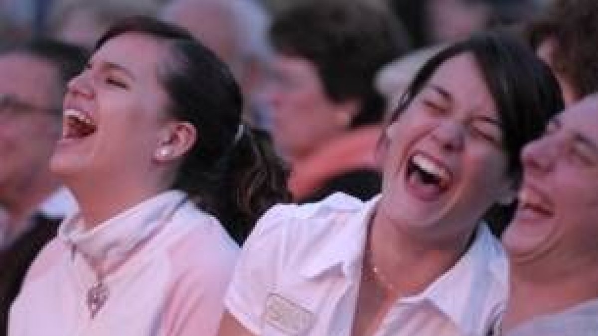 El público no paró de reírse durante toda la velada del Festival de Humor en San Marcelo