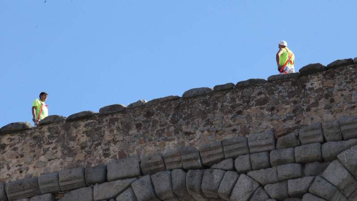 Las obras de restauración avanzan a buen ritmo.