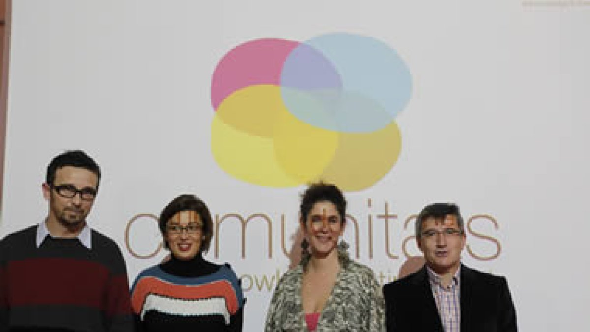 De izquierda a derecha, Álvaro Solache, Susana Travesí, Teresa Cristóbal y Francisco Fernández.