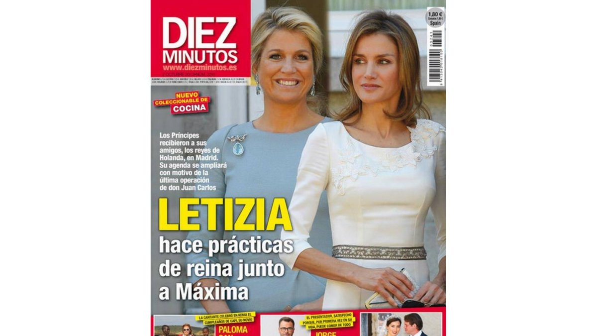 La portada de la revist a '10 minutos'