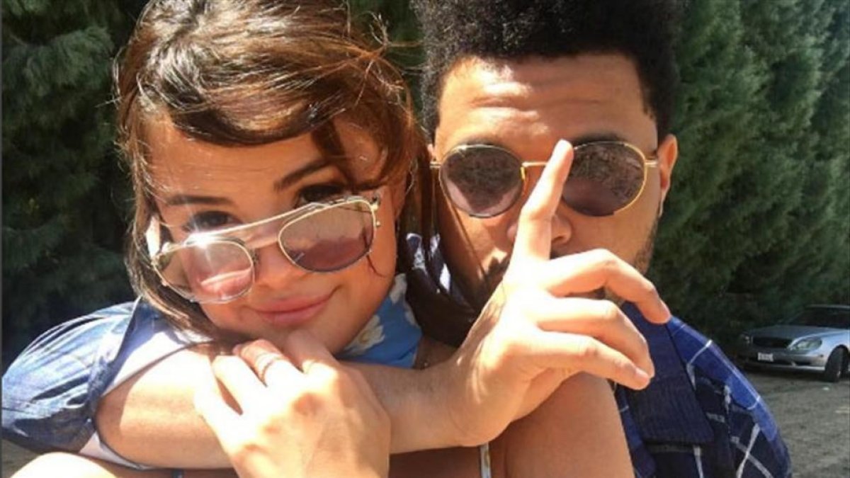 Selena Gómez y The Weekend, hace unos meses.