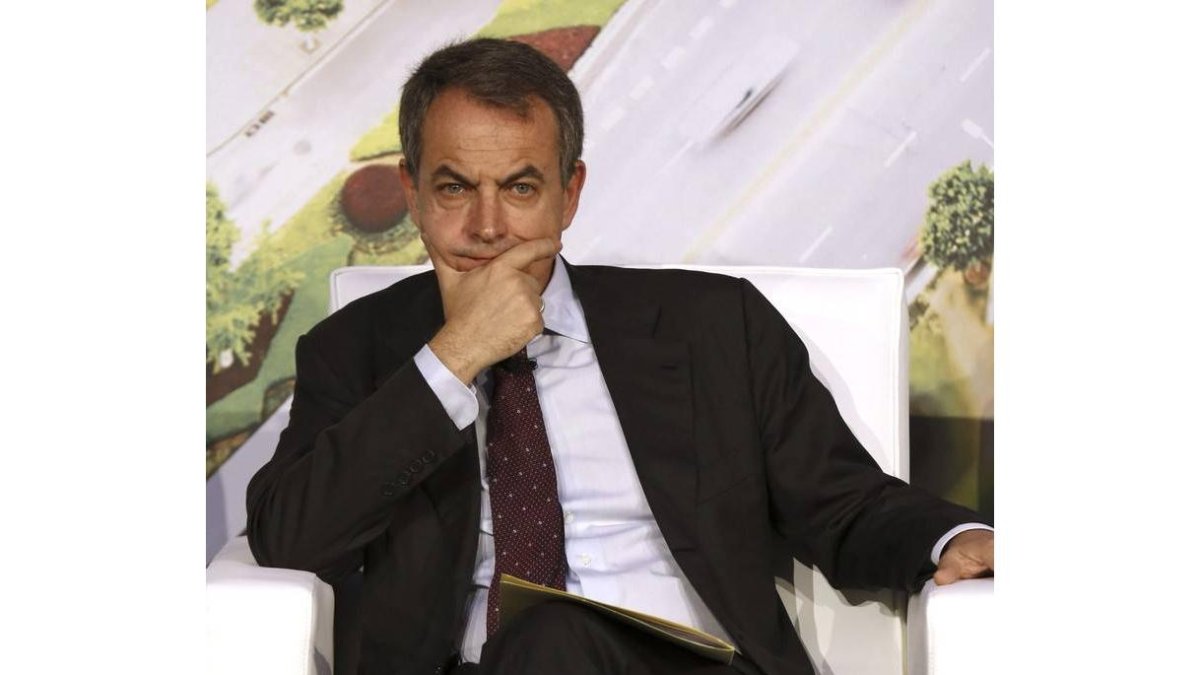 Zapatero durante la inauguración del IV Foro Global de Sostenibilidad
