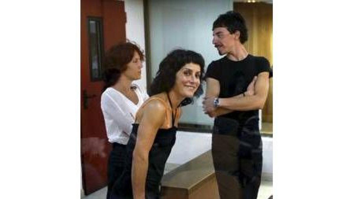 Los etarras Ainhoa Múgica, Lexuri Gallastegi y Manex Zubiaga