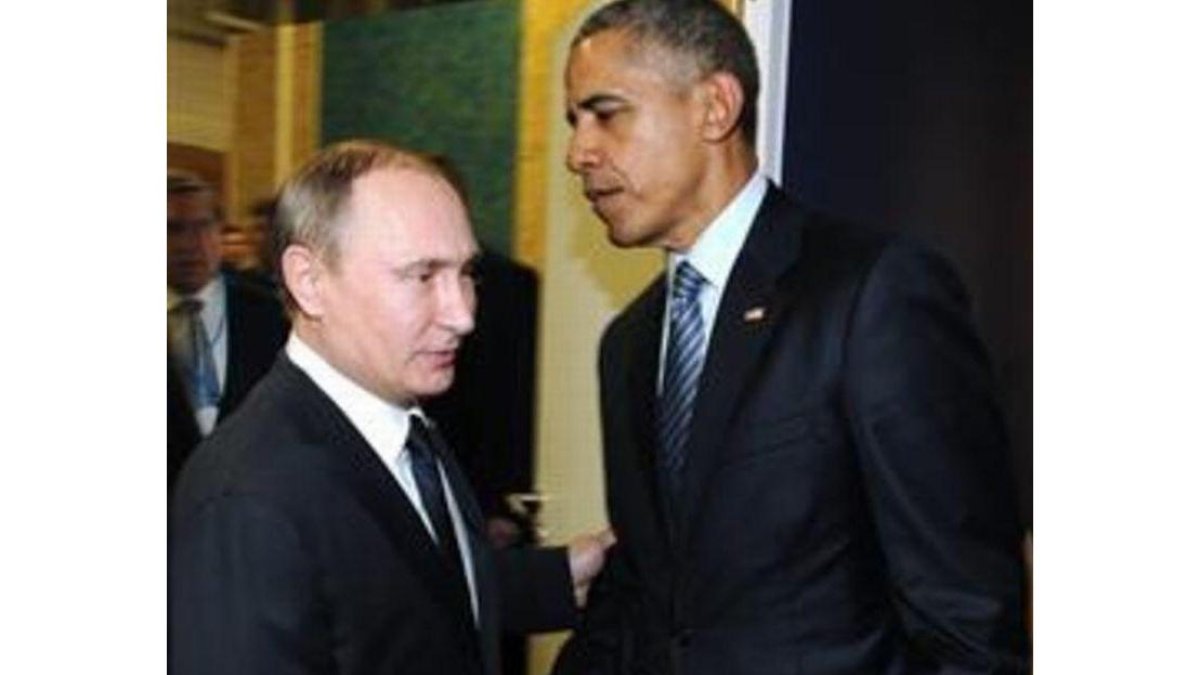 Obama y Putin, en septiembre del 2015, en la ONU.