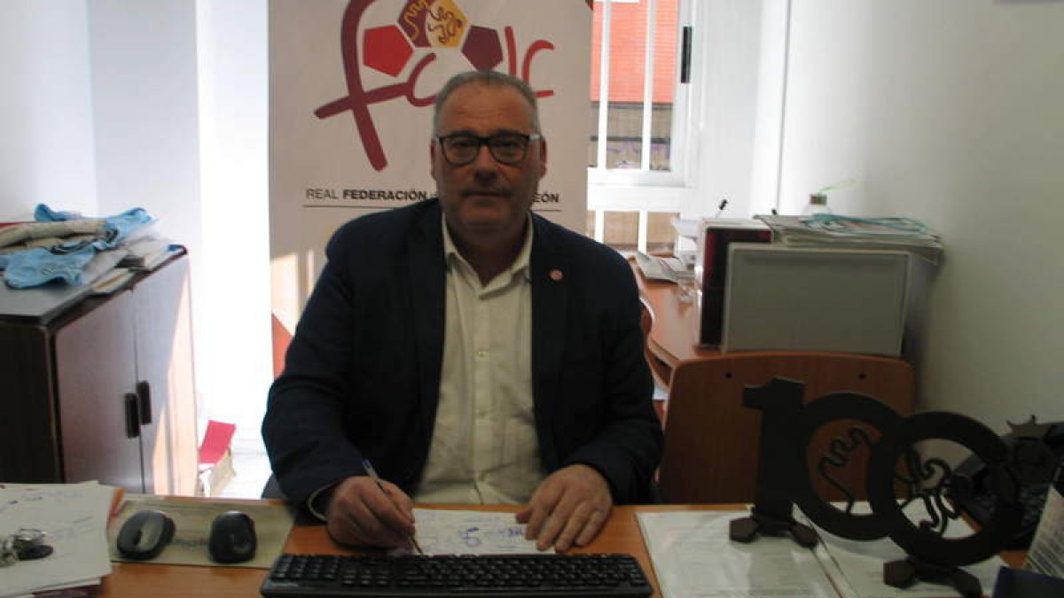 Iván Farelo, presidente del Comité de Competición de la Subdelegación del Bierzo. M. MACÍAS