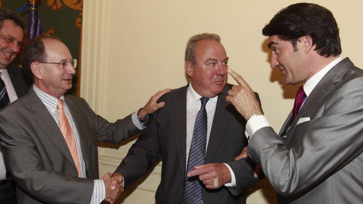 Cristóbal Cremades, Ramón Ledesma, Luis Moliner y Juan Carlos Suárez-Quiñones.
