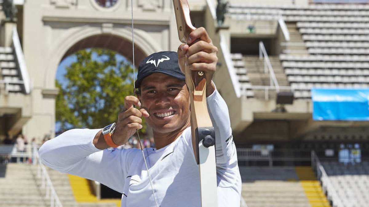 Nadal participó ayer en un acto para conmemorar el 25 aniversario de Barcelona 92. ALEJANDRO GARCÍA