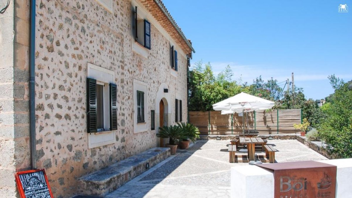El refugio de Can Boi en la sierra de Tramuntana en Mallorca.