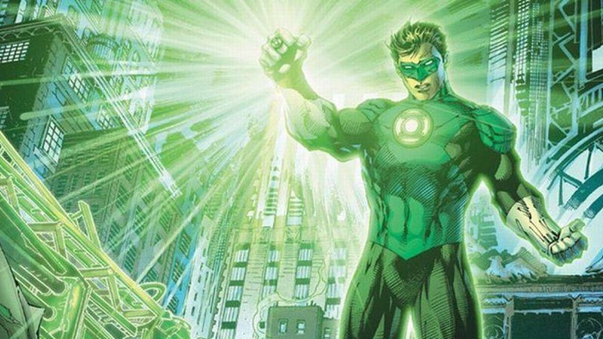 Un cómic de Linterna Verde.