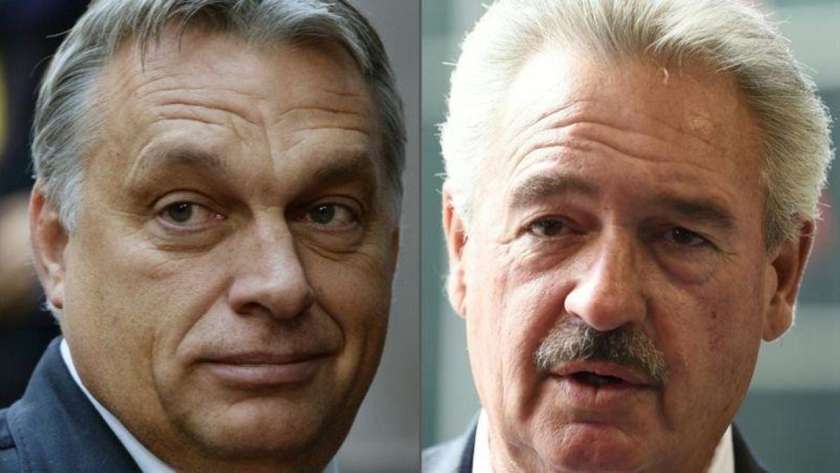 Combo de imágenes de Orbán (izquierda) y Asselbon.