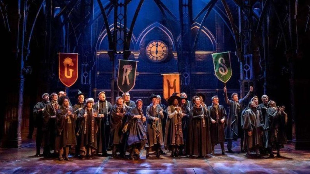 Escena de los ensayos de 'Harry Potter and the cursed child'.