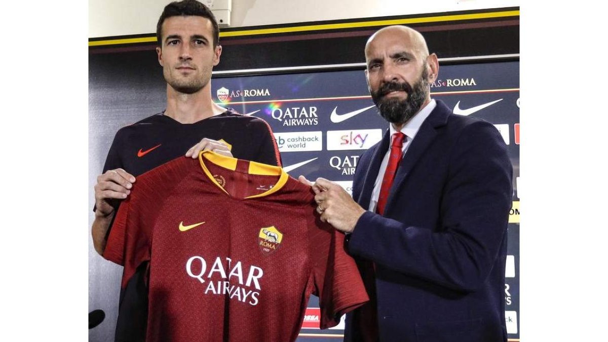 El defensa español Iván Marcano acaba de llegar a la Roma de la mano de Monchi. GIUSEPPE LAMI