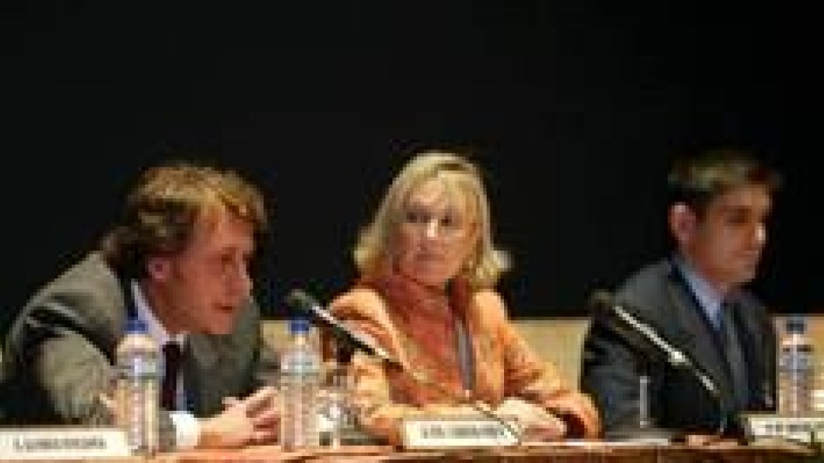 García-Prieto, Amparo Valcarce y el deportista paralímpico David García