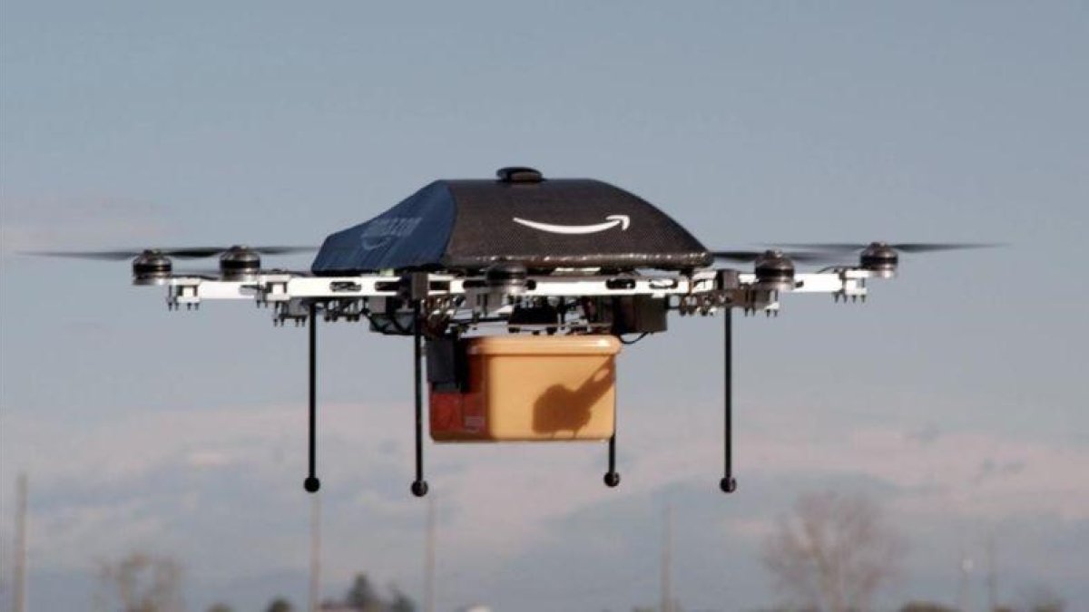 Dron de Amazon.