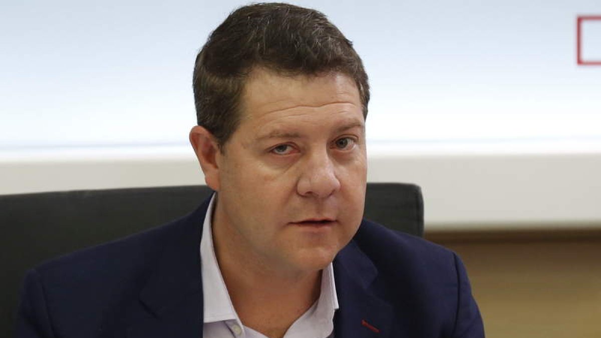 Emiliano García-Page, presidente de la Junta de Castilla- La Mancha . SERGIO BARRENECHEA
