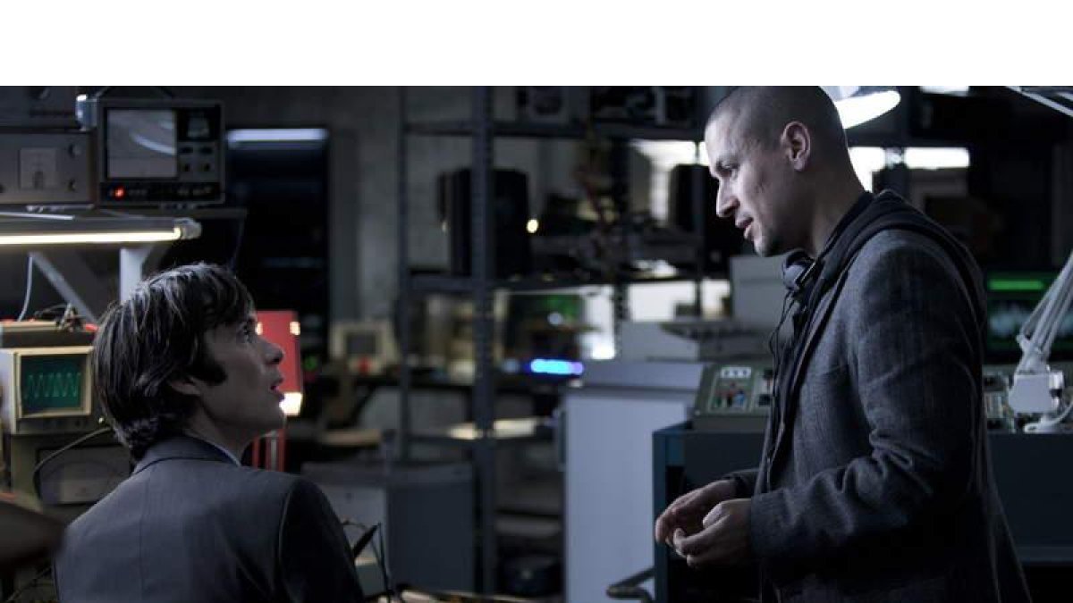 El actor Cillian Murphy y el director salmantino Rodrigo Cortés.