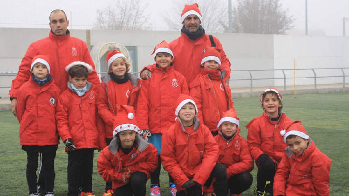 Entrega de premios a un equipo.