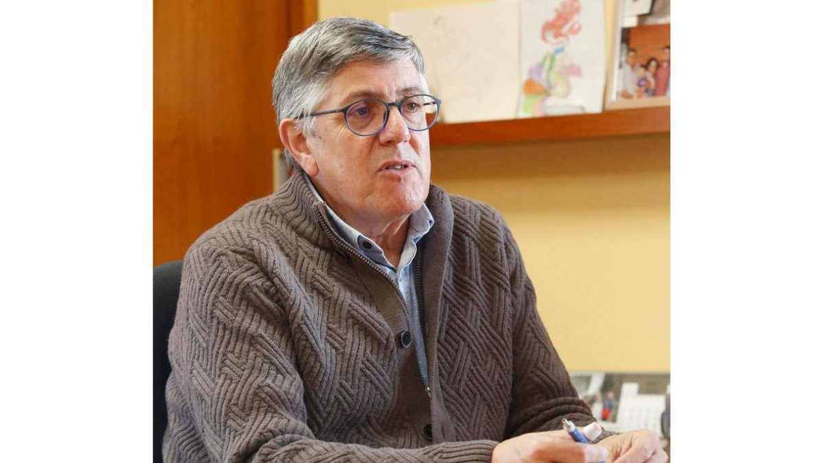El presidente del Abanca Ademar, Cayetano Franco. FERNANDO OTERO