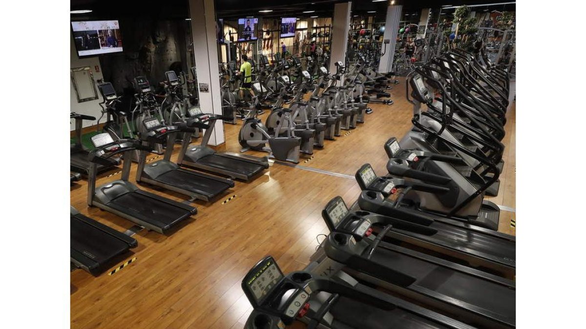 Los gimnasios, unos de los locales con excepciones. RAMIRO