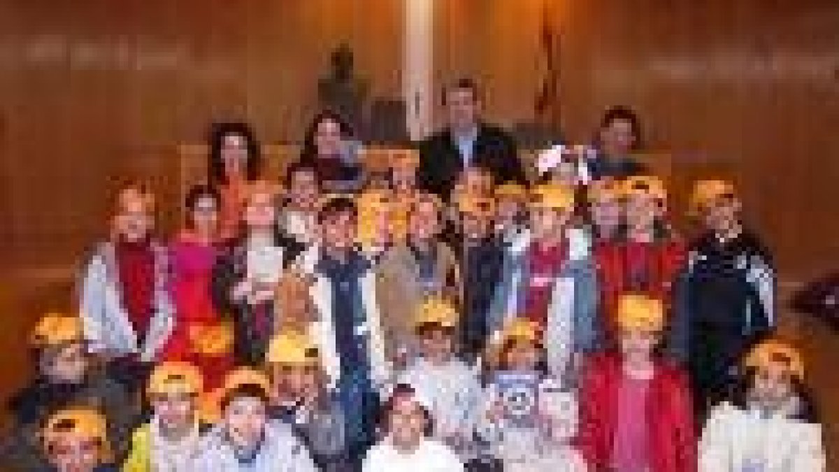Un grupo de niños de Primaria visitó el Ayuntamiento de San Andrés