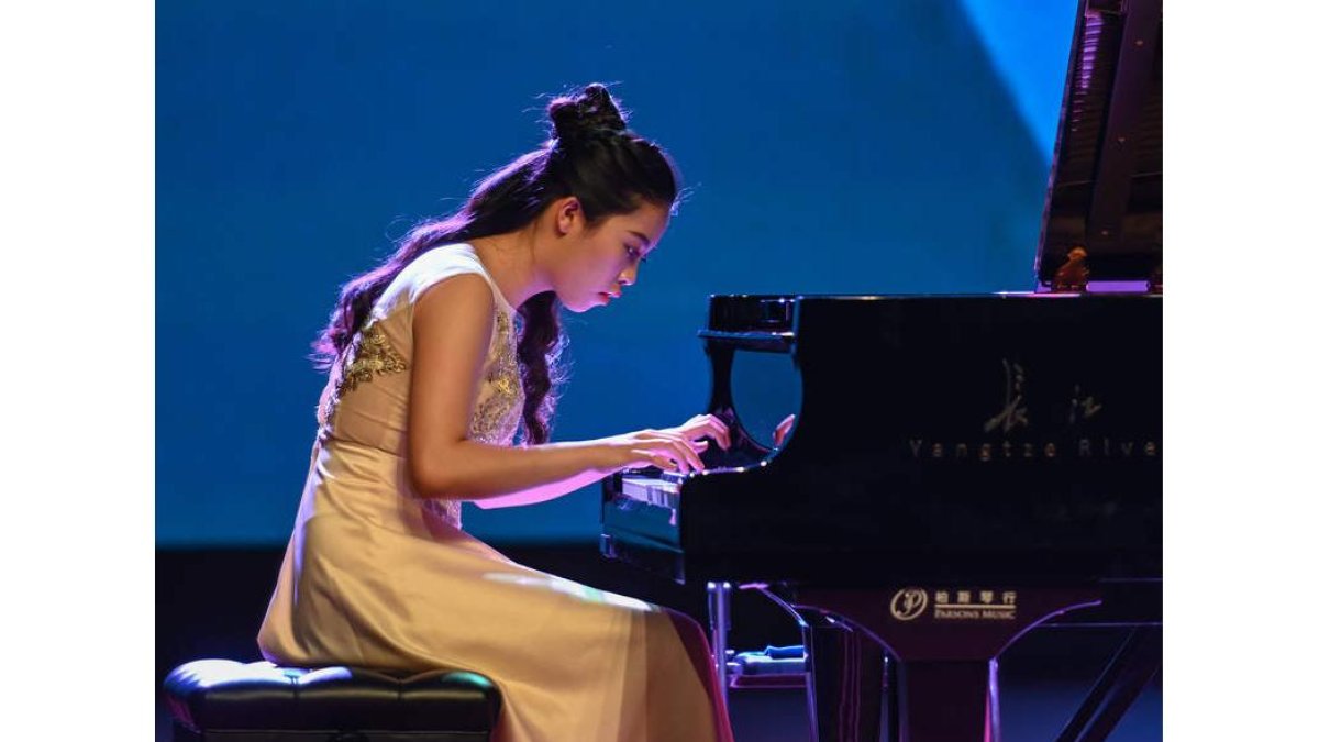 La joven pianista prodigio Xing Chang. DL