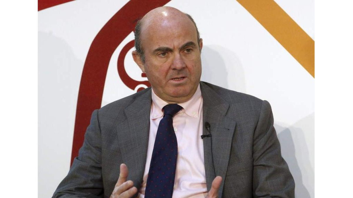 El ministro de Economía, Luis de Guindos.