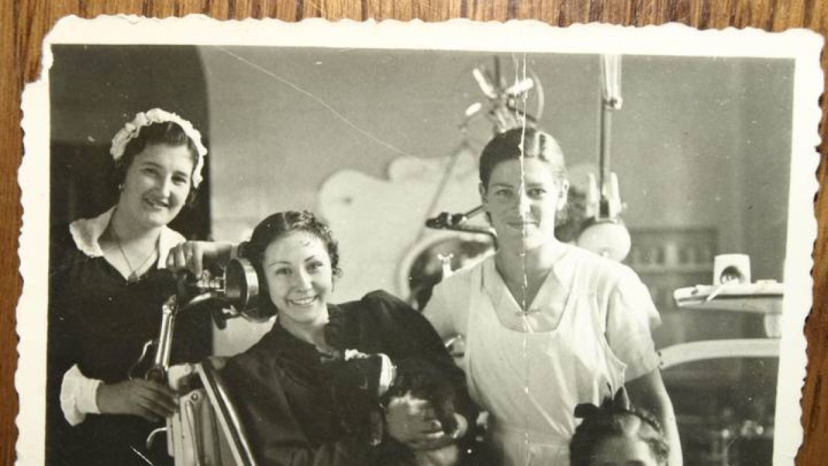 Dora del Hoyo en una imagen de juventud. DL