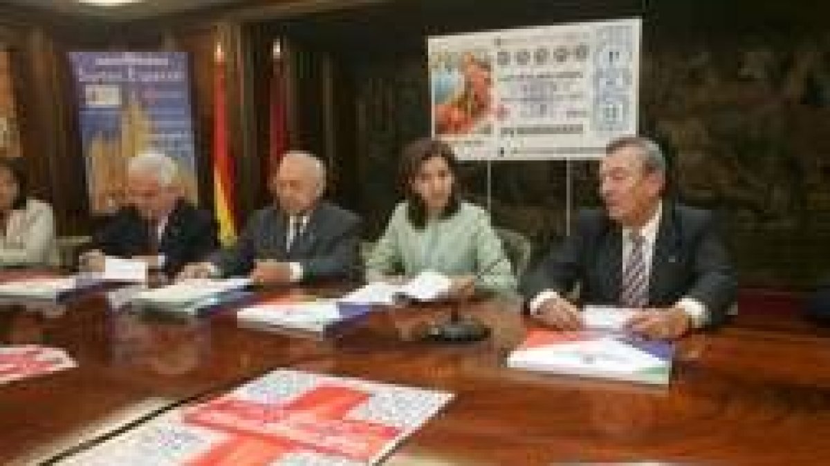 Varela, Castaño, Alonso y Hurtado presentaron el sorteo en León