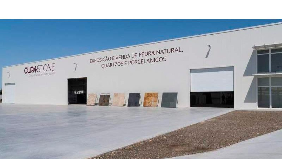 Aspecto de las nuevas instalaciones de la empresa de piedra que abre en Portugal. DL