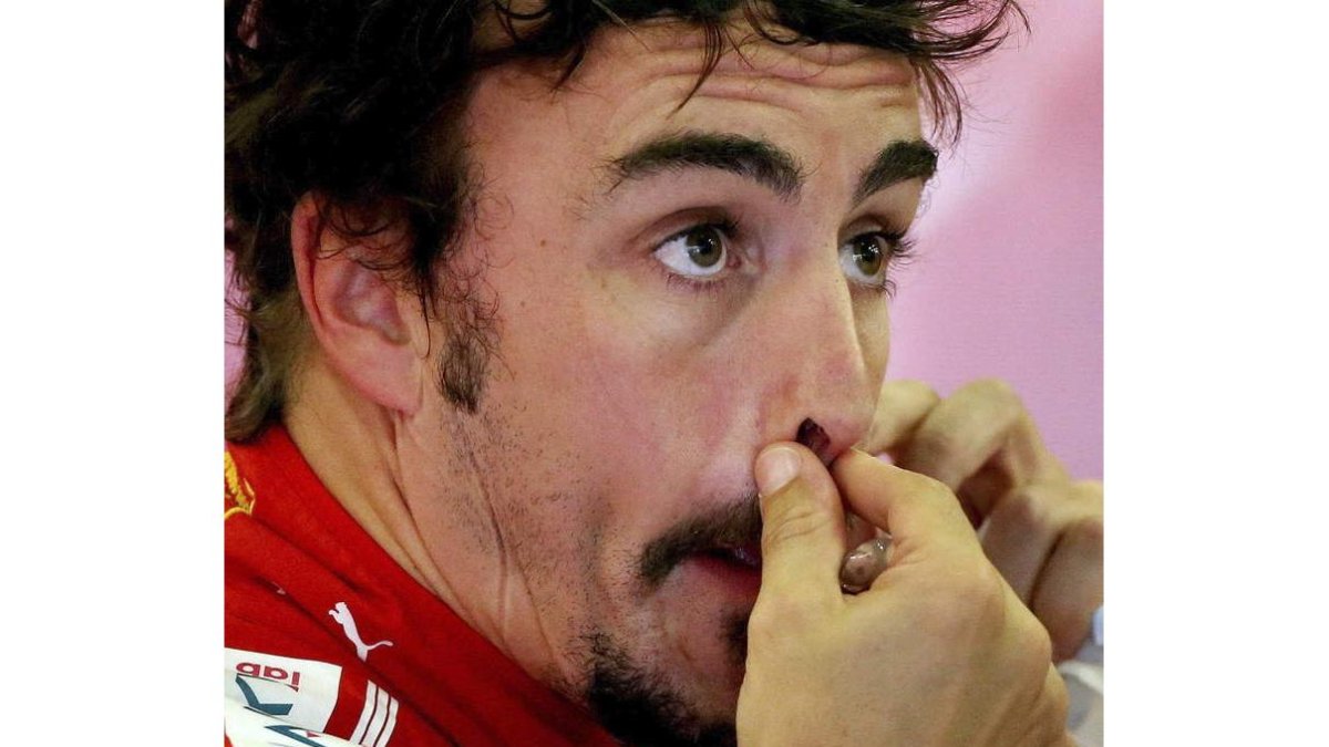 Alonso, preocupado tra la mala sesión de entrenamientos.