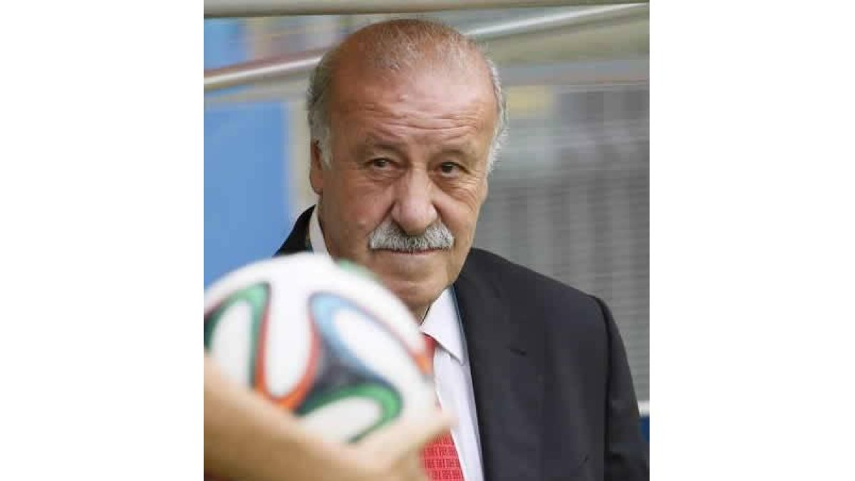 El seleccionador español, Vicente del Bosque.