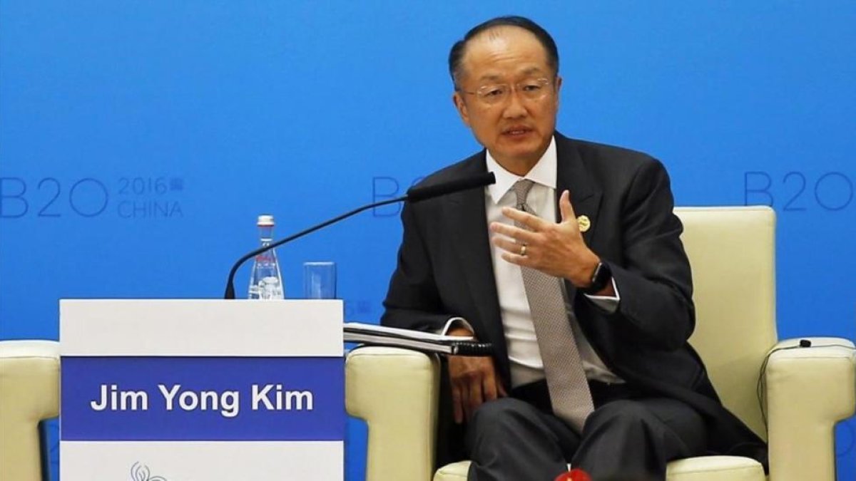 Jim Yong Kim, este sábado en la cumbre del G-20.