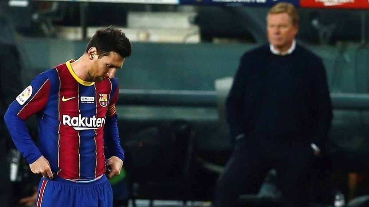 La salida de Messi del pasado verano rumbo al PSG dejó un Barcelona huérfano de estrellas. E. F.