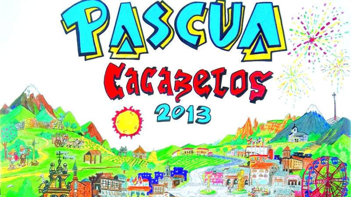 El cartel que anuncia la Pascua 2013, de Manuel R. Cascallana.