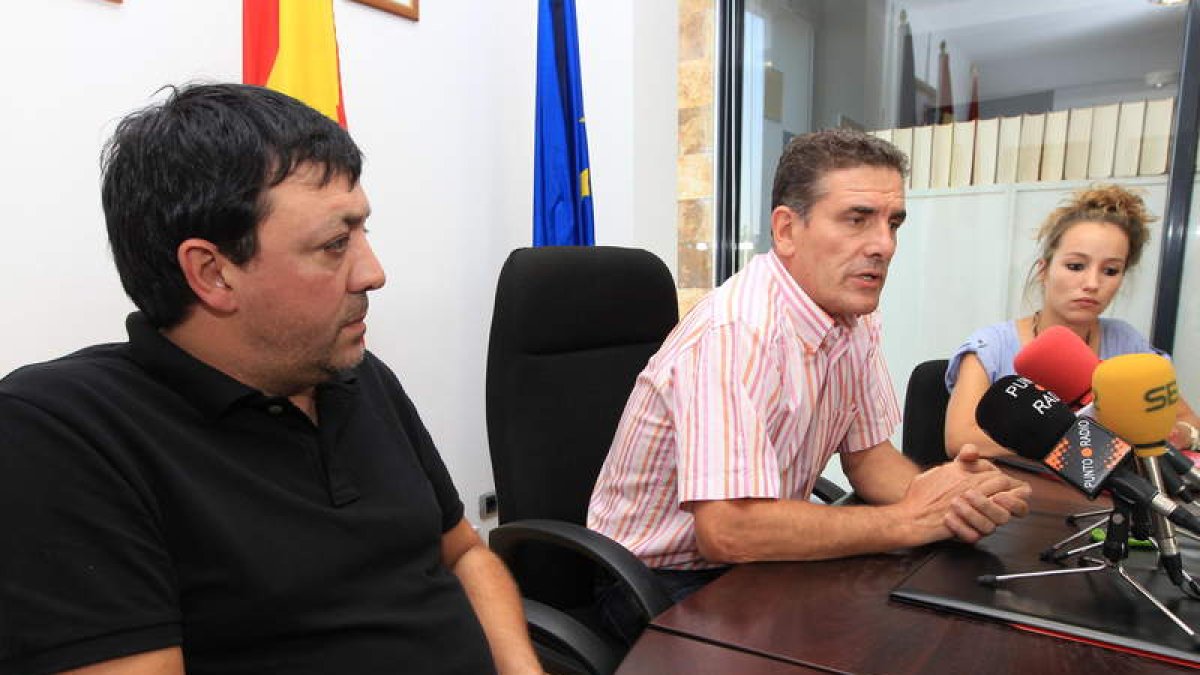 Ignacio Merayo, Pedro García y Leticia Rodríguez.