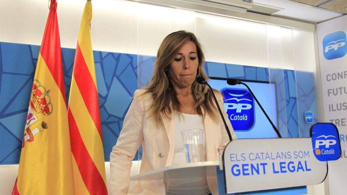 La líder de los Populares en Cataluña, Alicia Sánchez Camacho.