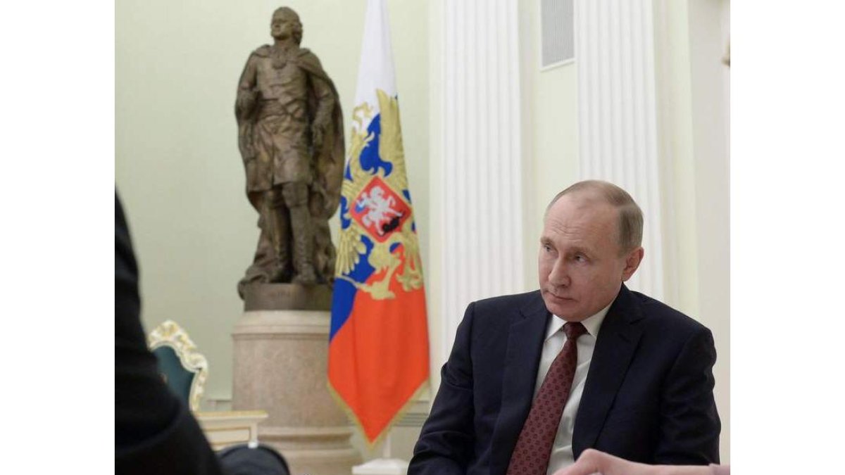 El presidente ruso ha vuelto a gozar de una aplastante victoria electoral. ALEXEI NIKOLSKY