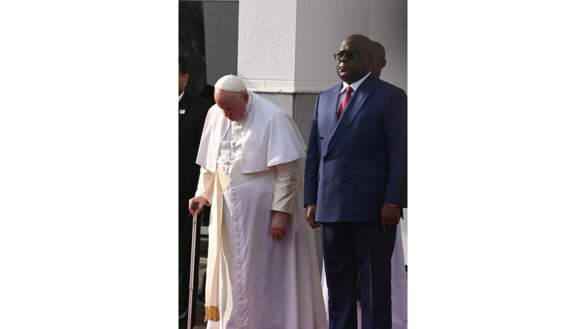 Francisco y Tshisekedi. C. FUSCO