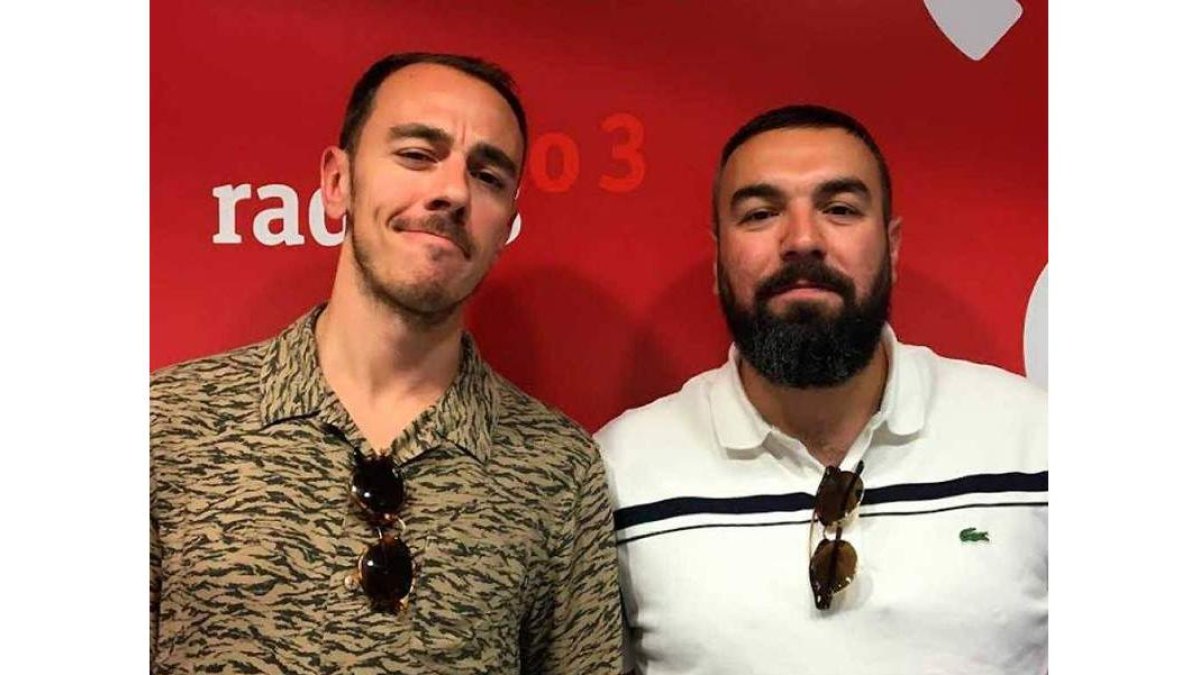 Los humoristas Alberto Casado y Rober Bodegas. RNE