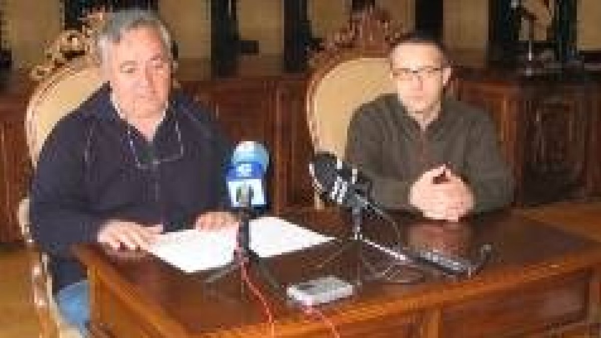Francisco Panero y Antonio Morales en la presentación del programa