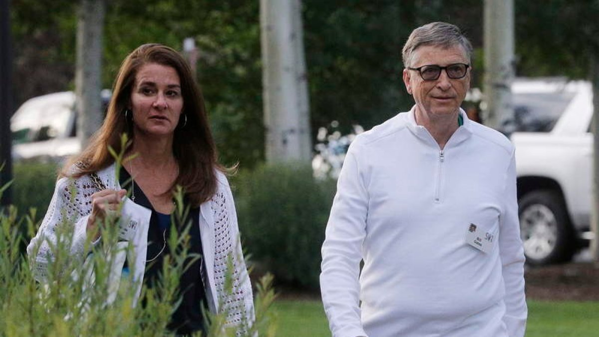 Melinda y Bill Gates anuncian su separación sentimental. ANDREW GOMBERT