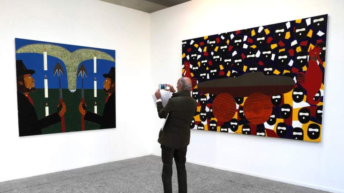 Un aspecto de ‘El buque fantasma’, exposición que podrá verse en el Jardín Botánico de Madrid hasta el 17 de marzo. J. J. GUILLÉN