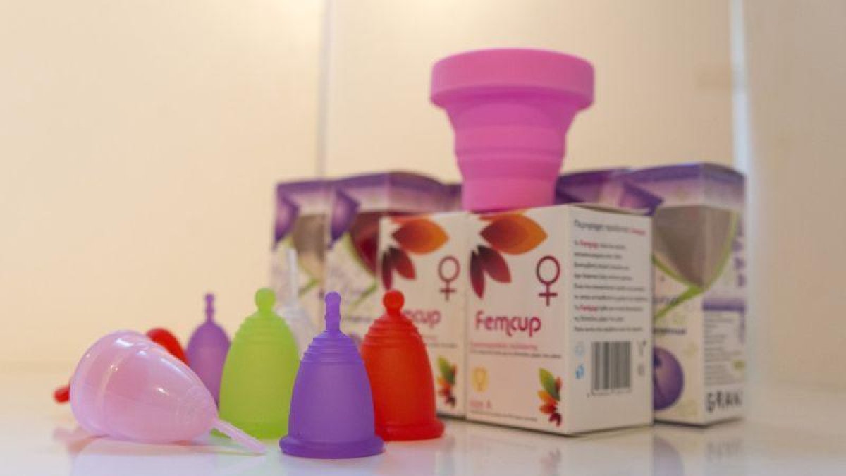La copa menstrual, producto cada vez más usado.